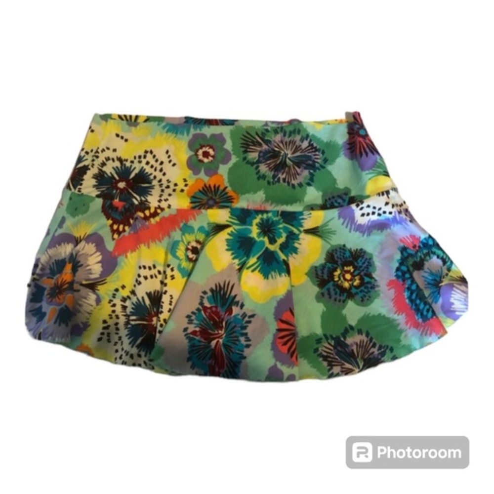 Victoria’s Secret Vintage Y2K Floral Print Swimsuit Coverup Mini Skirt Size L